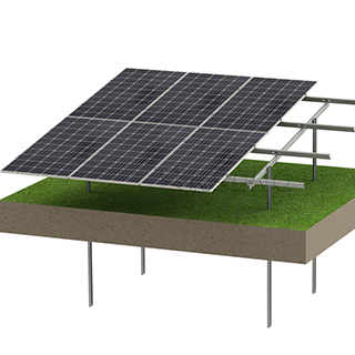 Hersteller Stahl-Solar-PV-Panel-Bodenmontagehalterungen Struktur