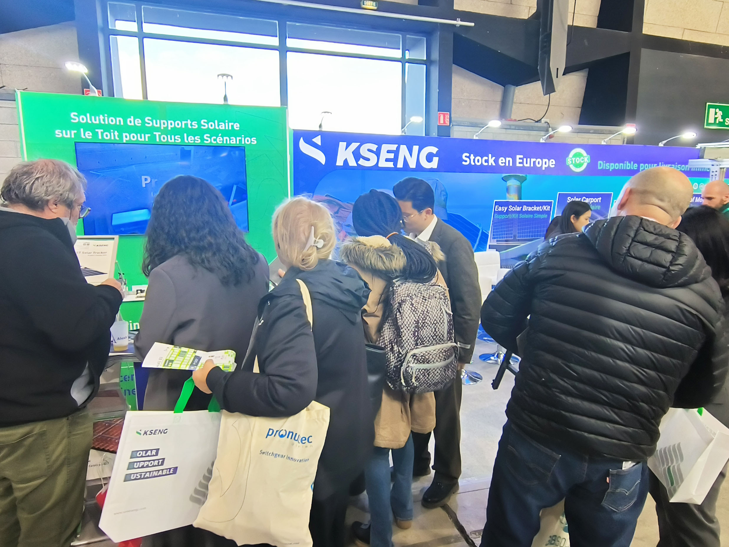 Kesheng Solar-Stand auf der Ausstellung