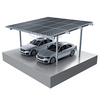 Modernes Design, wasserdichte Solar-Carport-Struktur aus Aluminium