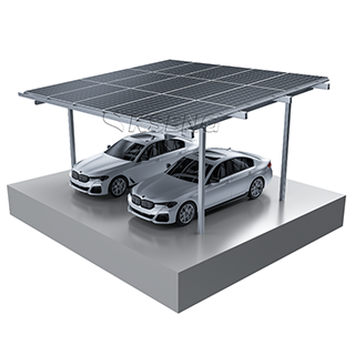 Modernes Design, wasserdichte Solar-Carport-Struktur aus Aluminium