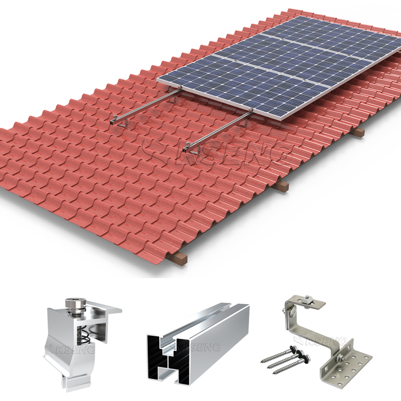 Solarmontagesystem für Ziegeldächer