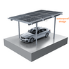 Modernes Design, wasserdichte Solar-Carport-Struktur aus Aluminium