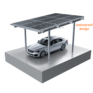 Modernes Design, wasserdichte Solar-Carport-Struktur aus Aluminium