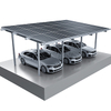 OEM-kundenspezifischer wasserdichter Aluminium-Solar-Carport für 4 Autos 