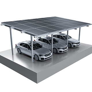 Modernes Design, wasserdichte Solar-Carport-Struktur aus Aluminium