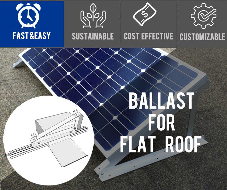 Solarballast-Dachmontagesystem