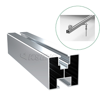 OEM-Aufhängerschraubenlösung Aluminium-Solar-Metalldach-Montagesystem