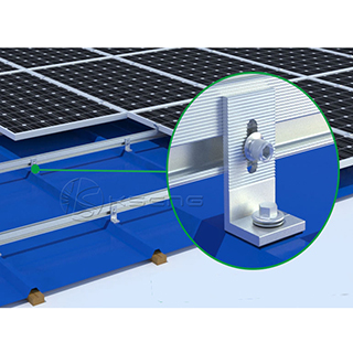 OEM Easy Install L-Fuß-Lösung für Metalldach-Solarmontagesysteme