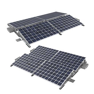 Solarhersteller, Solarmontagesystem für Flachdach