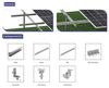 Hersteller Stahl-Solar-PV-Panel-Bodenmontagehalterungen Struktur