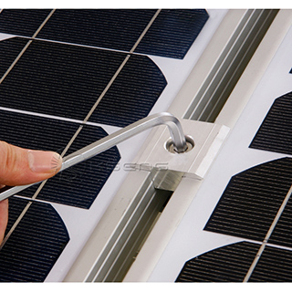 Heißes Verkaufszubehör für Solarpanel-Aluminium-Solar-Mittelklemme