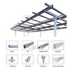 Modernes Design, wasserdichte Solar-Carport-Struktur aus Aluminium