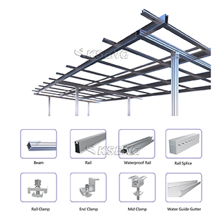 OEM-kundenspezifischer wasserdichter Aluminium-Solar-Carport für 4 Autos 