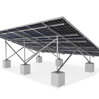 OEM-Boden-Solarmontagesystem aus hochfester Aluminiumlegierung