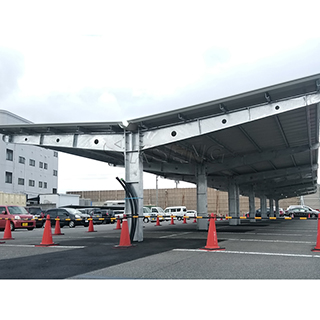 OEM-kundenspezifischer Solar-Carport aus hochfestem Kohlenstoffstahl