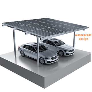 OEM-kundenspezifischer wasserdichter Solar-Carport aus Aluminium 